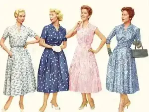 Denim Casual 1950s Women's Fashion 4